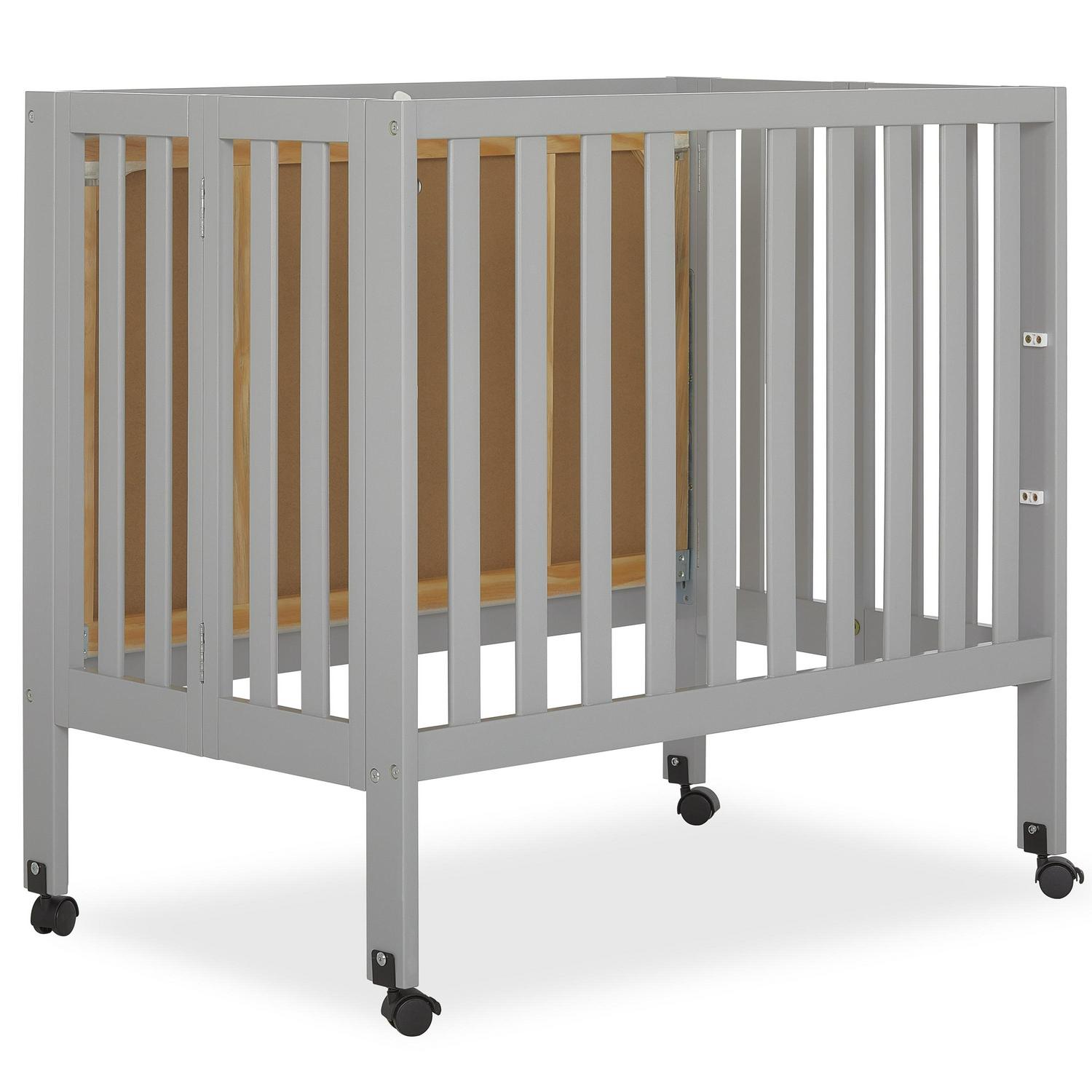 Dream on Me Jett Non - Full Size Folding Crib I Removable Wheels I Modern Nursey I Adjustable Mattress - Product image 2