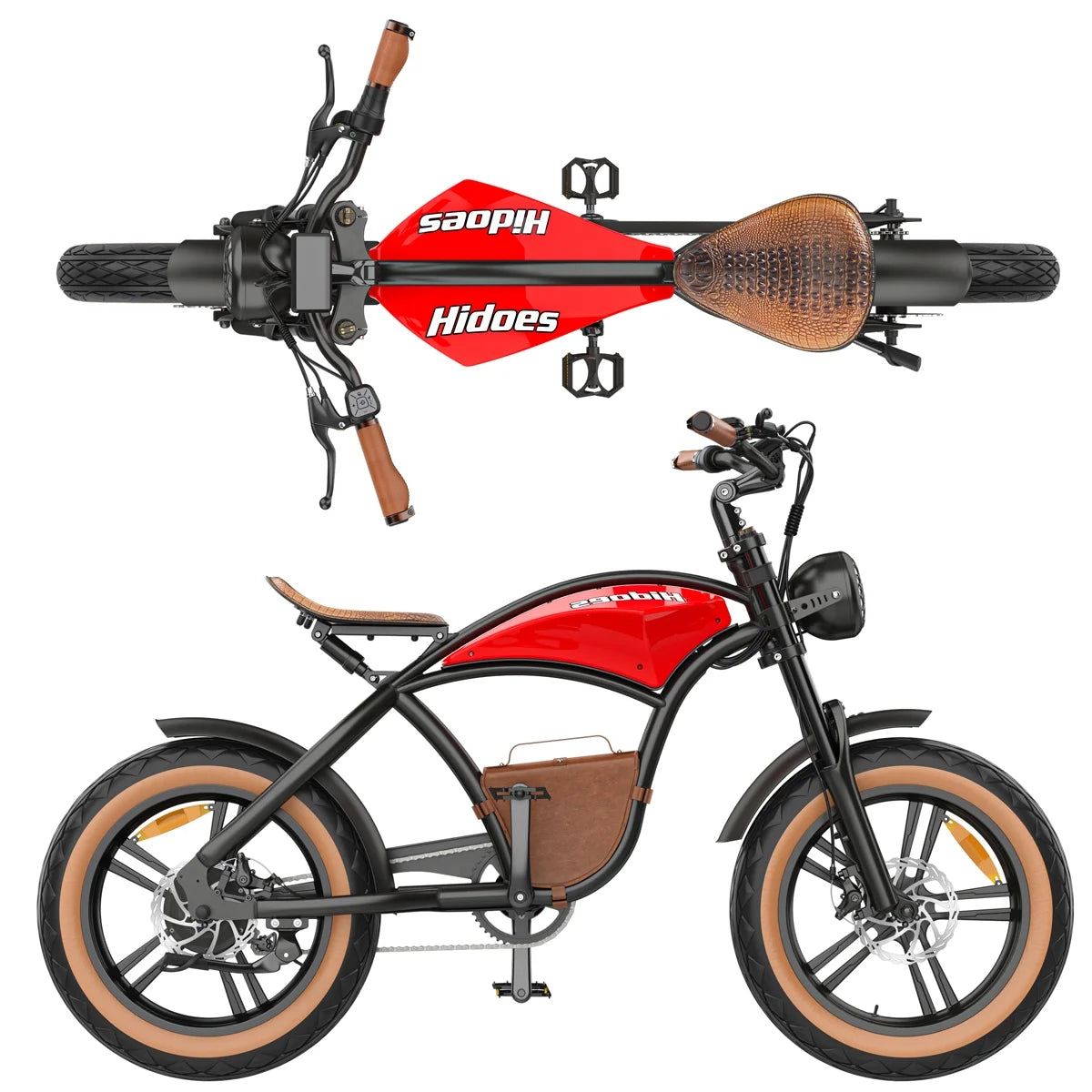 Hidoes B10 Electric Mountain Bike for Men/Woman 1000W Adult Electric Bicycle 20" Fat Tire Off Road E - Product image 3