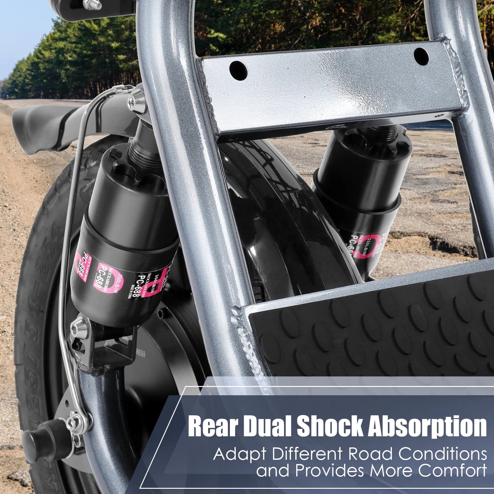 SANOPY 350W Electric Scooter with Seat for Adults, 15 Miles Range 20 Mph, 36V 5.2ah Battery Moped - Product image 17