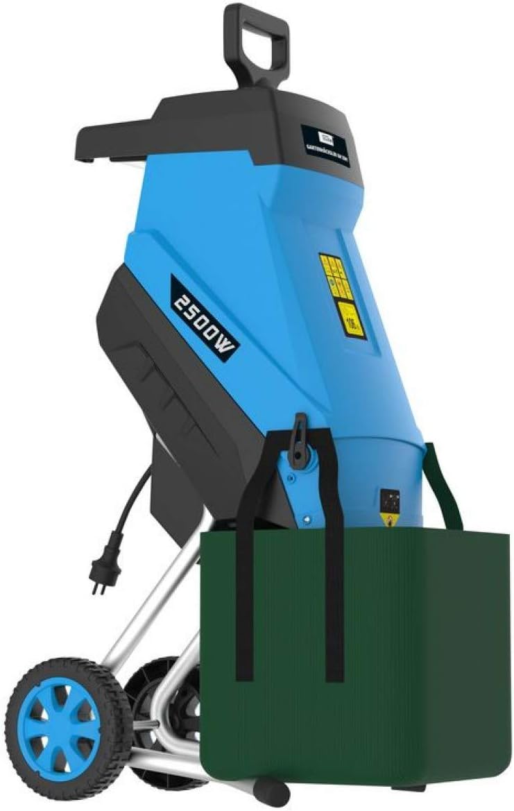 Güde 94372 GH 2501 Garden chopper with automatic suspension arm 45 l, Blue