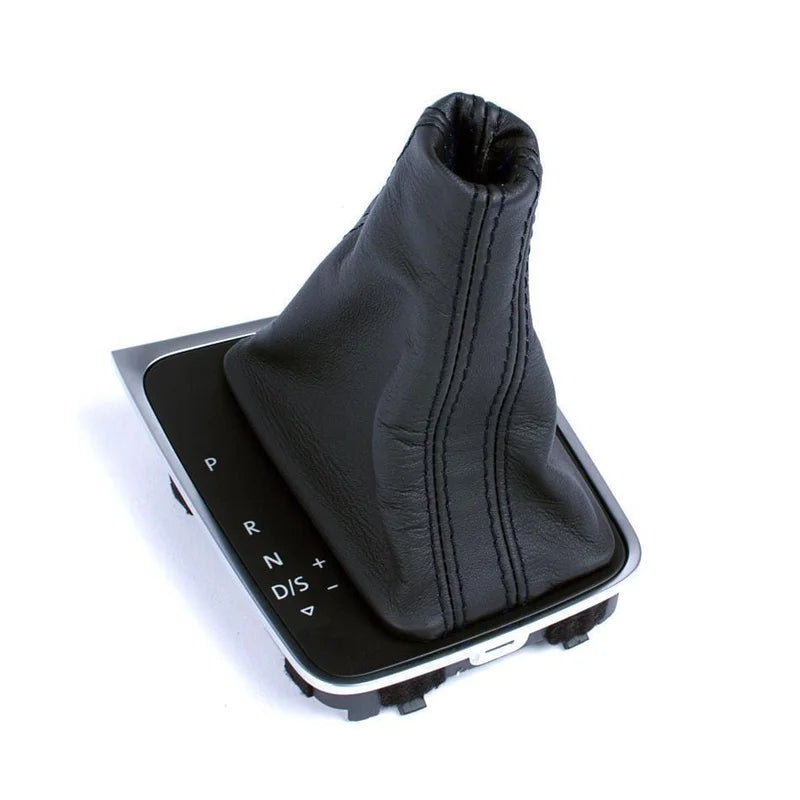 BFI MK7 DSG / Automatic Shift Boot - Red Alcantara - Black Stitch