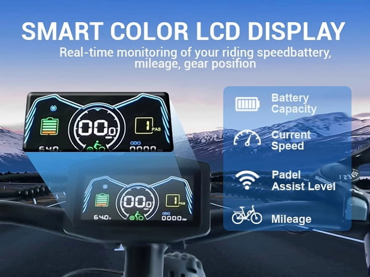 (US in Stock) 5000W Peak Dual Motor Electric Bike for Adults, 60V 25AH Removable Battery Ebike - Product image 2