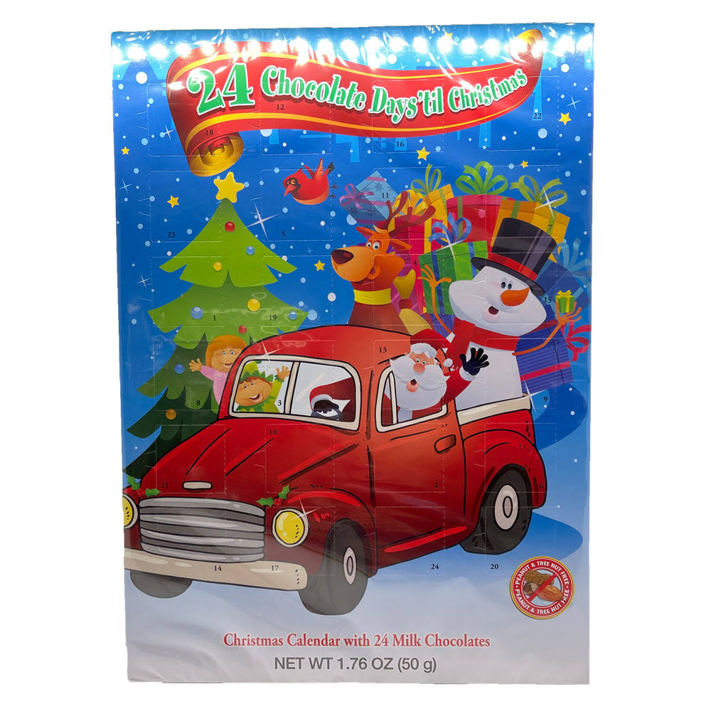 Albert's 24 Chocolate Days 'til Christmas Calendar with Chocolates, 1.76 oz - Product image 1