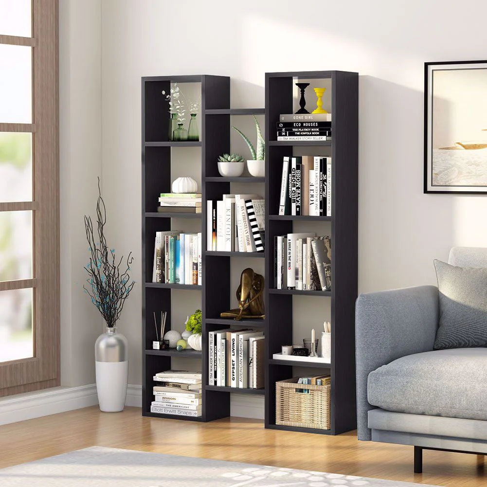 Tribesigns Modern Bookcase, 5 - Shelf Storage Organizer Bookshelf with 14 - Product image 1
