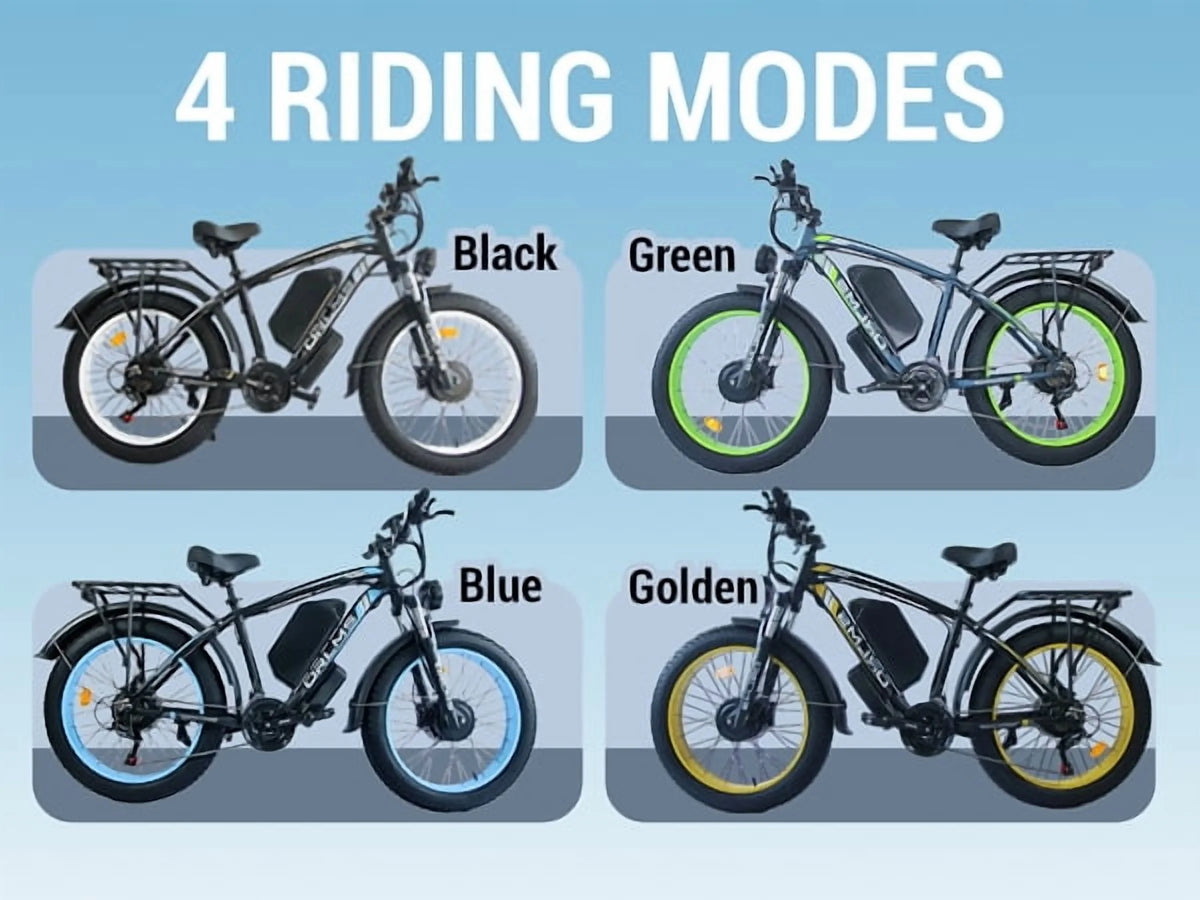 (US in Stock) 5000W Peak Dual Motor Electric Bike for Adults, 60V 25AH Removable Battery Ebike - Product image 15