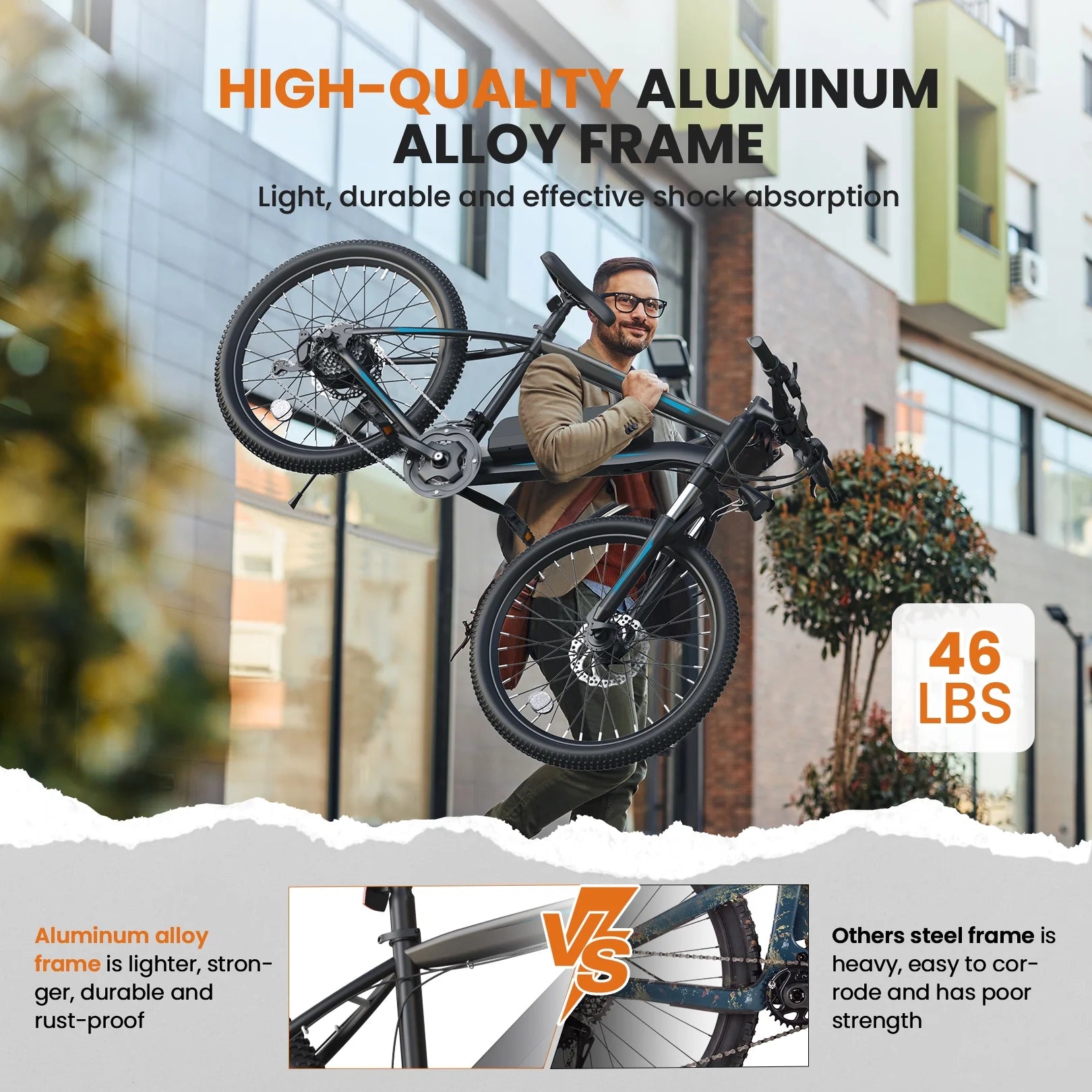 Totguard Electric Bike for Adults, 26" Ebike 350W Adult Electric Bicycles - Product image 24