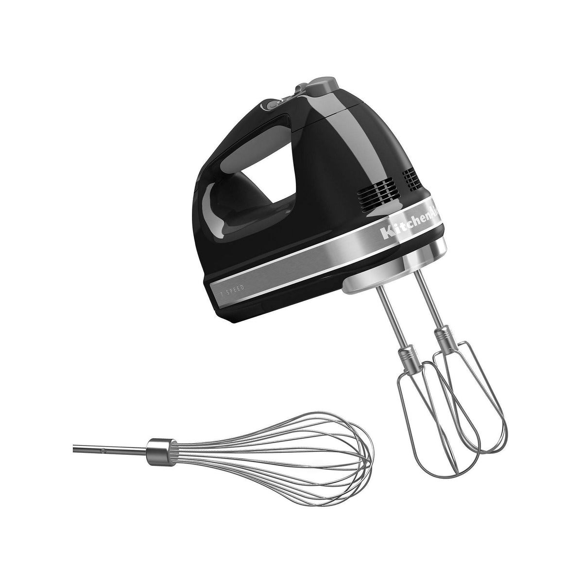 Kitchenaid Hand mixer, 7 Speed, Onyx Black, Stainless Steel - Product image 1