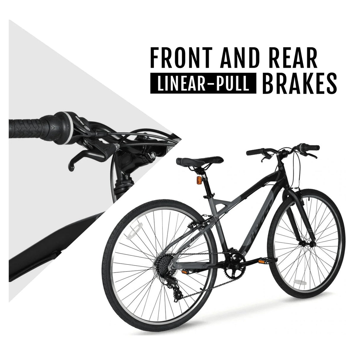 700c Hyper Bicycles Urban Bike for Adults, Gray, Character Group: Urban - Product image 5
