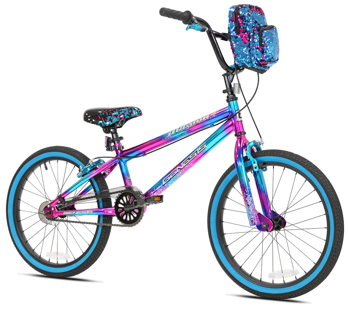 Genesis 20" Illusion Girls Child Bike, Blue/Purple - Product image 1