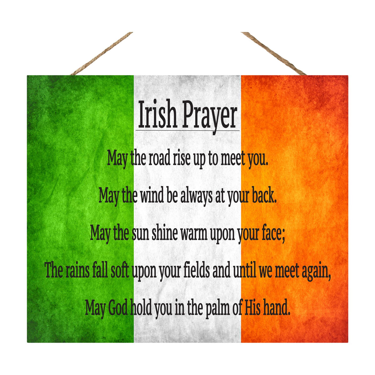 JennyGems Irish Prayer Sign, Irish Blessings Prayer, May The Road Rise Up to Meet You - Product image 1