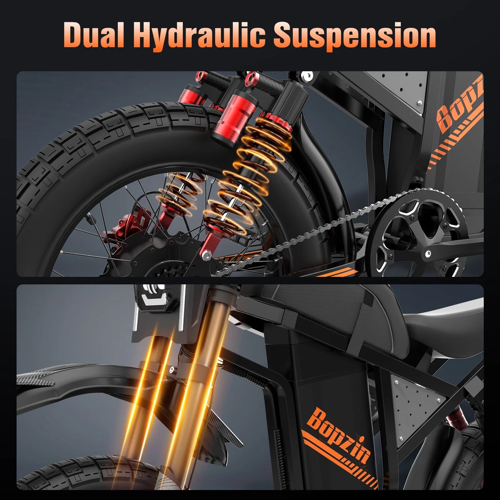 Electric Dirt Bike for Adults, 60V 35ah, 3000W 45 MPH & 37 - 68 Miles Electric Motorcycle - Product image 21