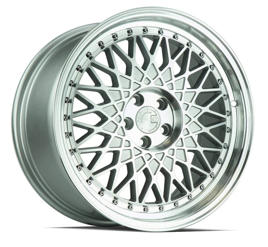 Aodhan AH05 18" 5x114.3 Silver Machined Face And Lip