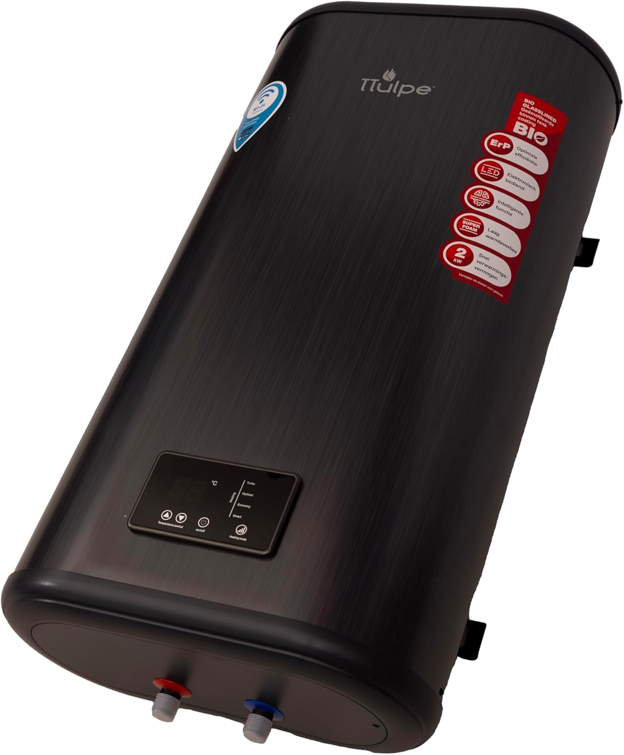 TTulpe Shadow 50-V 50 liters vertical flat water heater wifi