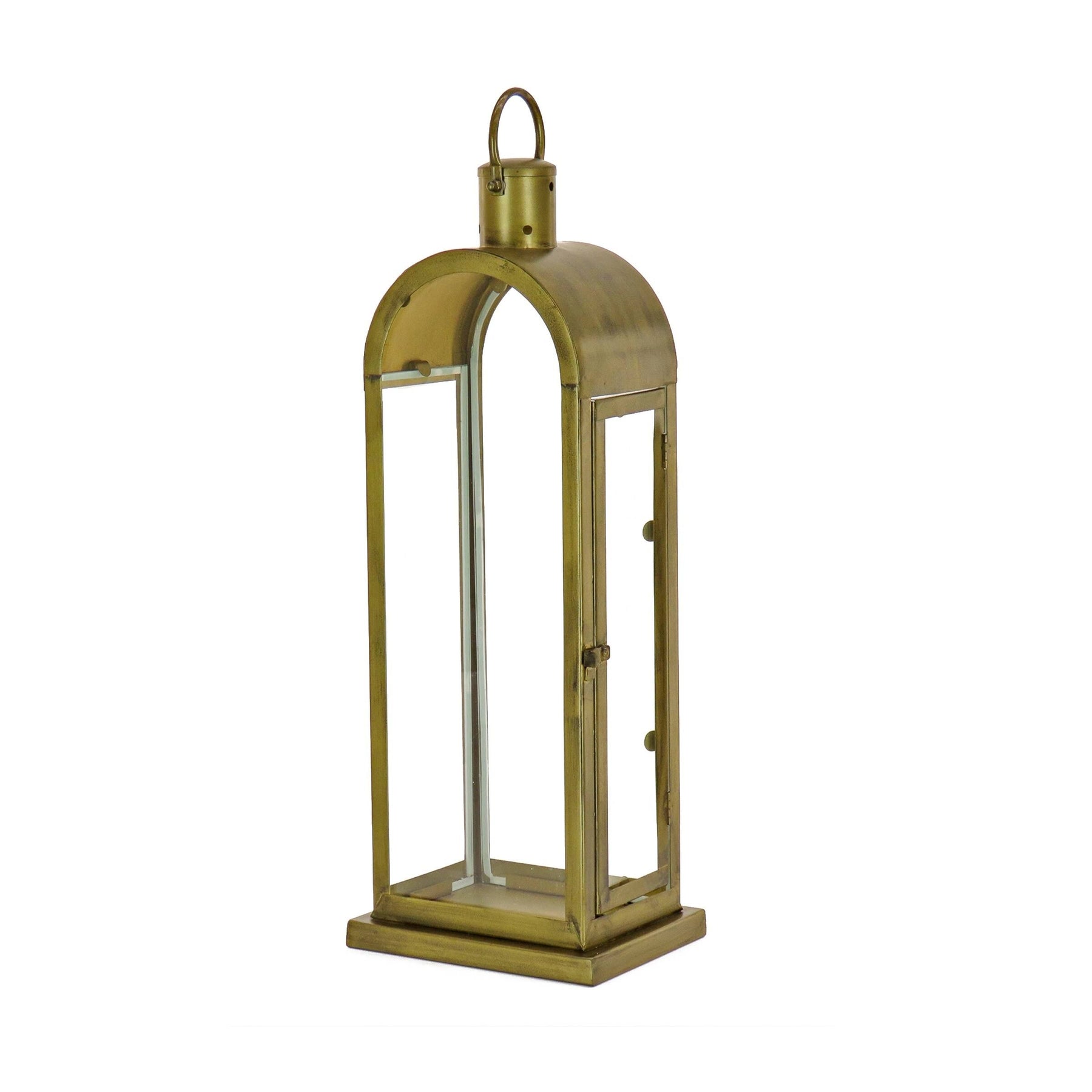 HGTV Home Collection Arched Candle Lantern, Christmas Themed Home Decor, Medium, Antique Bronze, 22 in - Product image 1