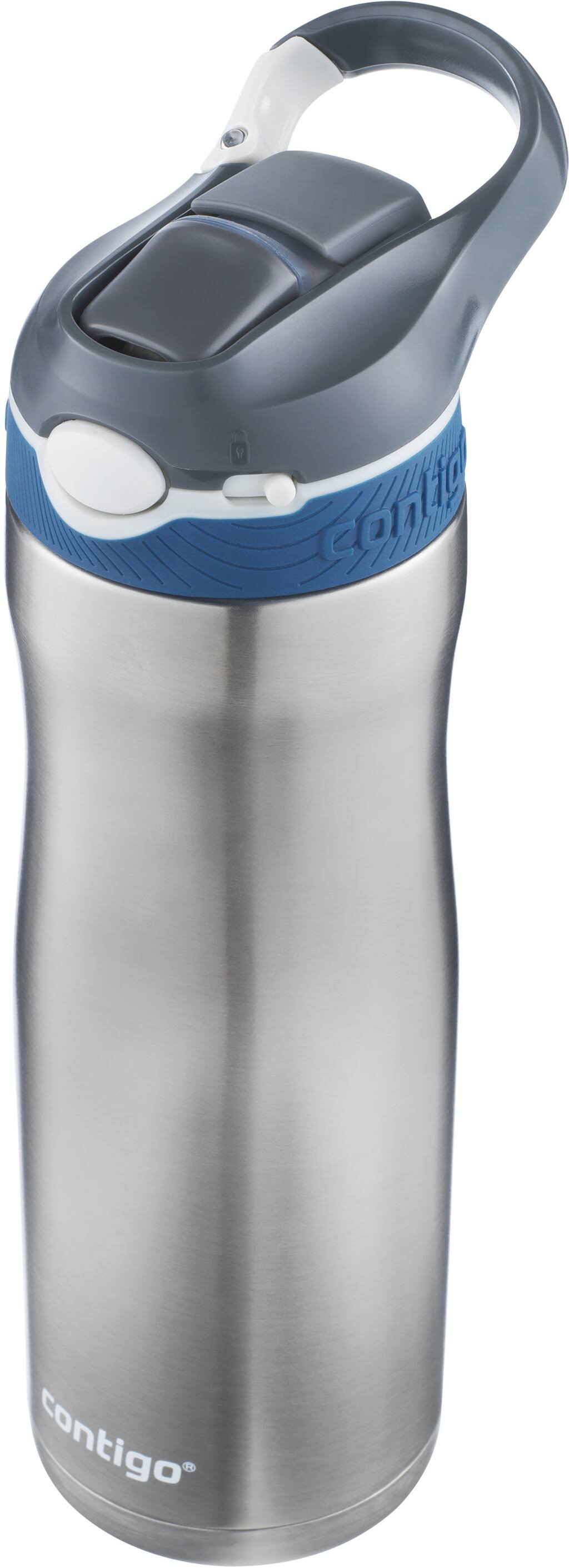 Contigo Ashland Chill Autospout Water Bottle with Flip Straw, Stainless Steel Thermal Drinking Bottle - Product image 1