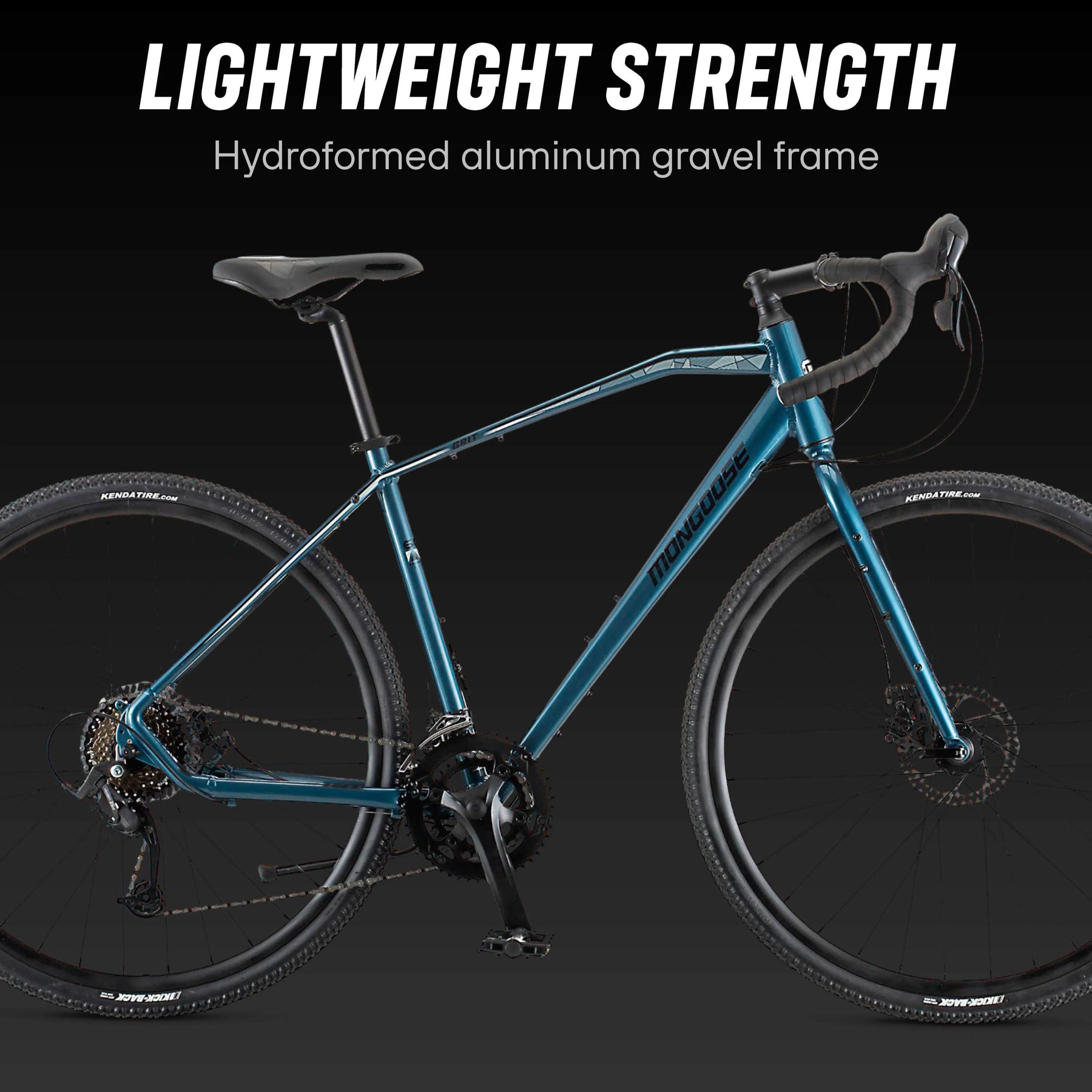 Grit Adventure Road Bike, 14 Speeds, 700c Wheels, Blue - Product image 4