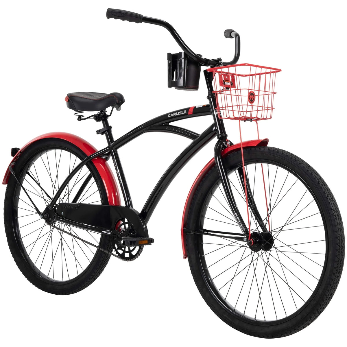 Huffy 26 In. Carlisle Men'S Comfort Cruiser Bike, Black - Product image 1