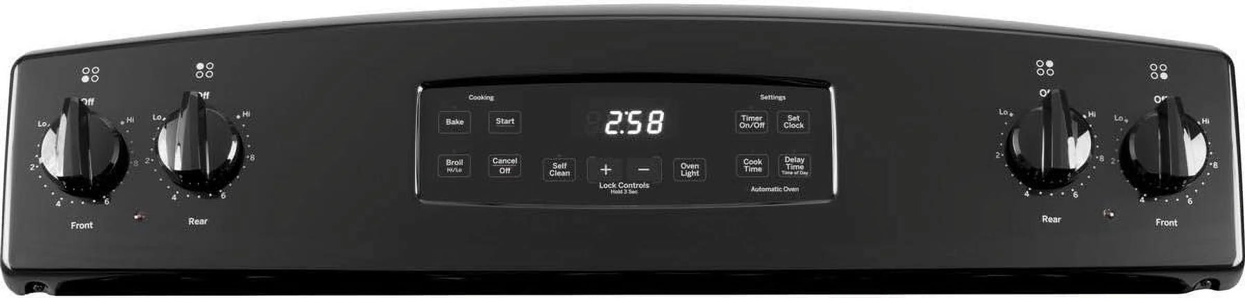 GE Appliances JB258DMBB 30 in Electric Freestanding Range Black - Product image 5