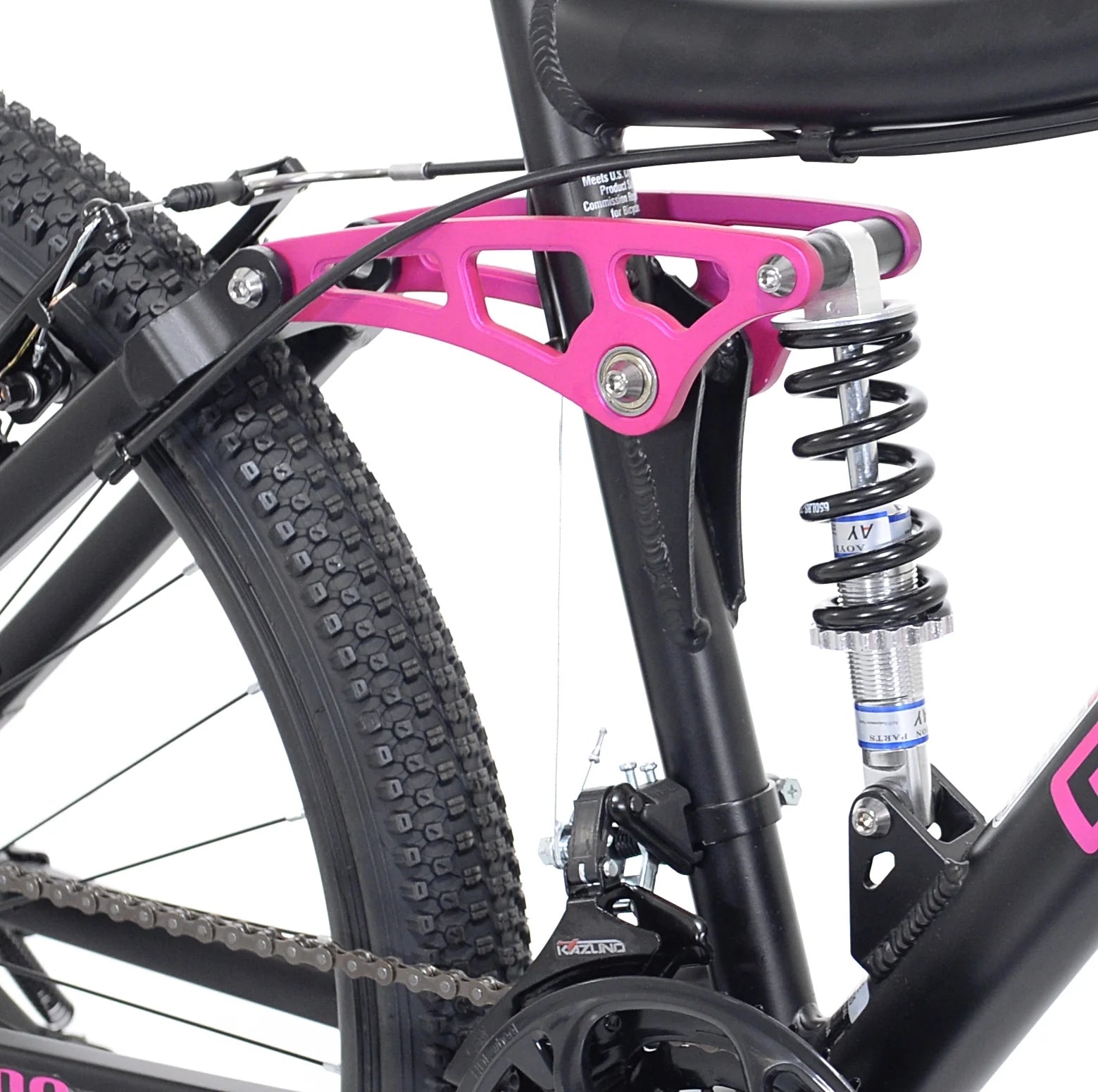 Genesis 26 In. Maeve Women'S Mountain Bike, Black and Pink - Product image 6