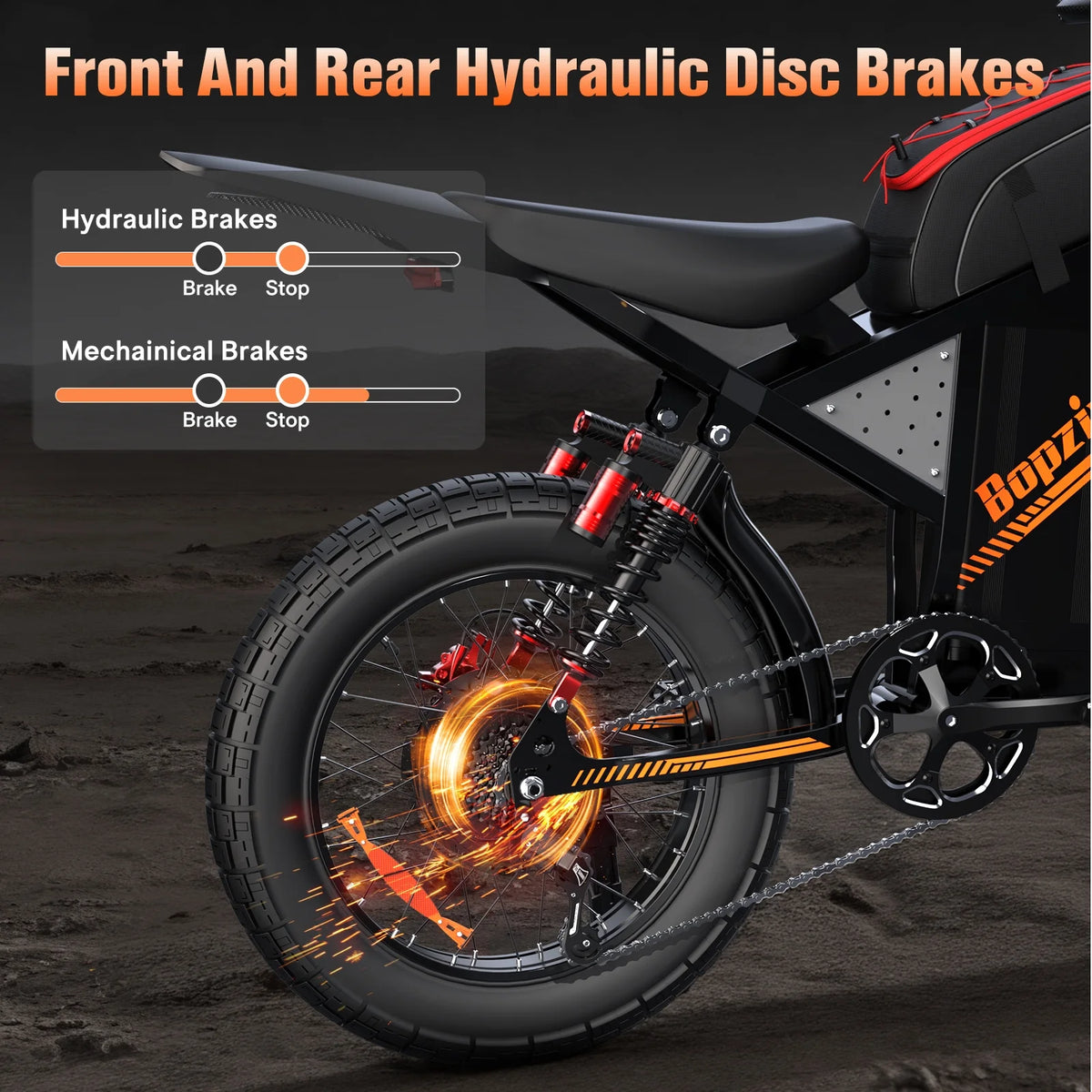 Electric Dirt Bike for Adults, 60V 35ah, 3000W 45 MPH & 37 - 68 Miles Electric Motorcycle - Product image 19