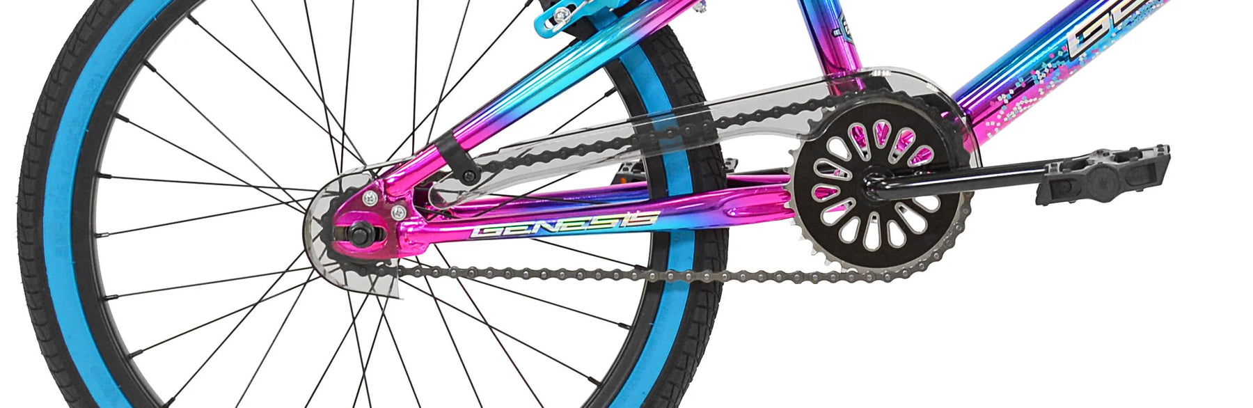 Genesis 20" Illusion Girls Child Bike, Blue/Purple - Product image 6