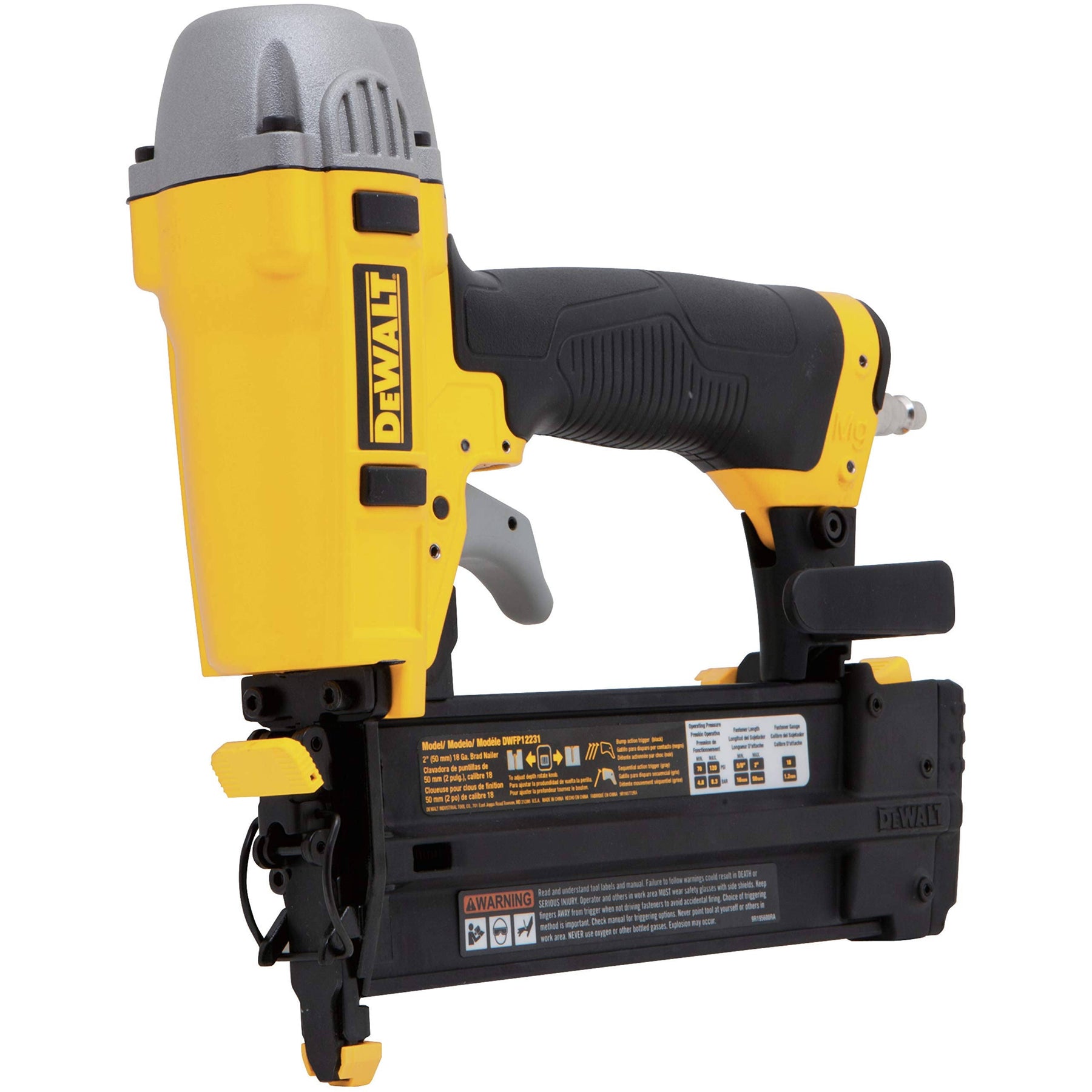 DeWalt Brad Nailer Kit 18ga 5/8-Inch to 2-Inch (dwfp12231) - Product image 1