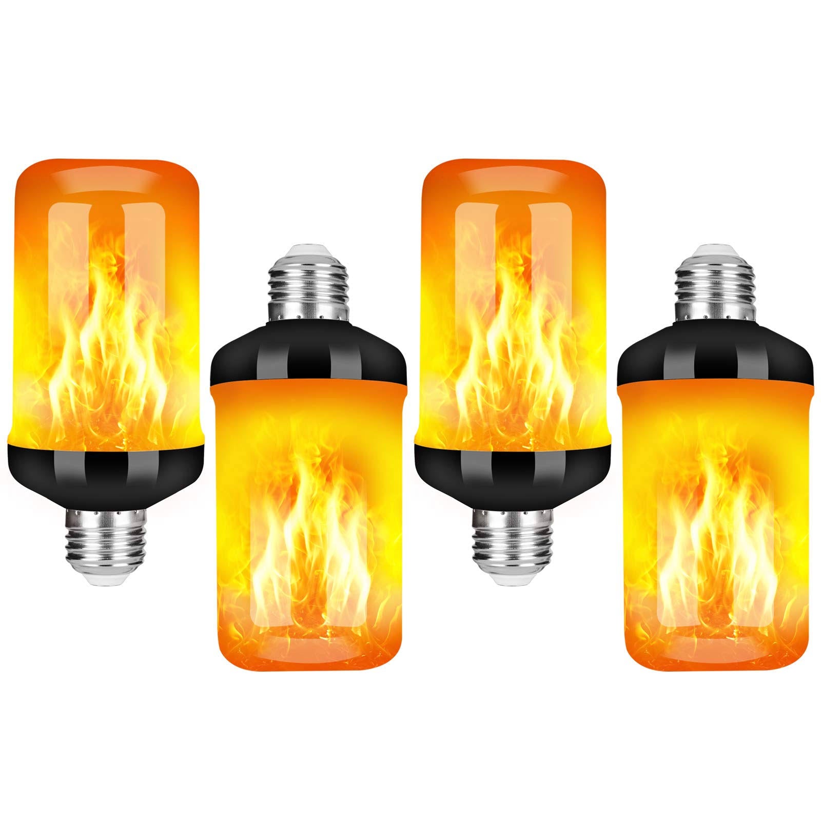 Y- Stop LED Flame Effect Fire Light Bulb - Upgraded 4 Modes Flickering Fire Holiday Light Christmas - Product image 1