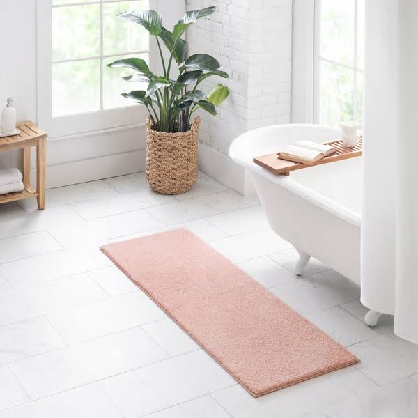 Better Homes & Gardens Ultra Soft Polyester Bath Runner Rug - Cherry Blossom - 20 x 60 in - Product image 1