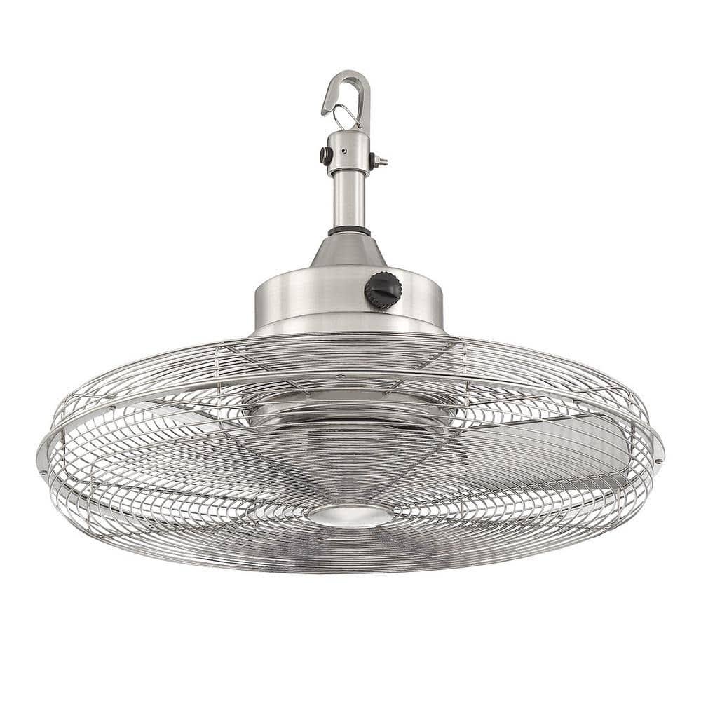 Calthorpe 20 in. Portable Brushed Nickel Ceiling Fan - Product image 1