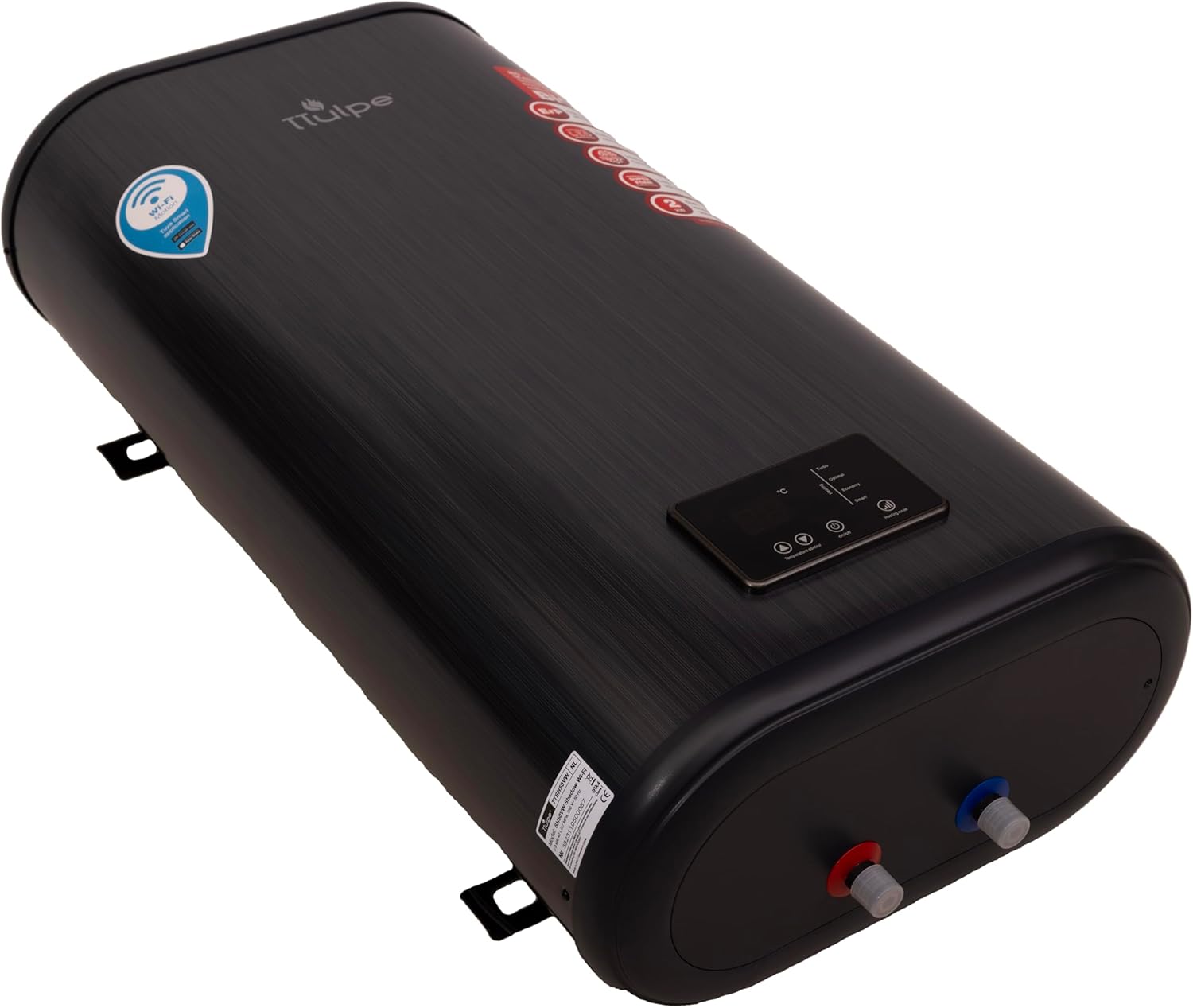 TTulpe Shadow 50-V 50 liters vertical flat water heater wifi