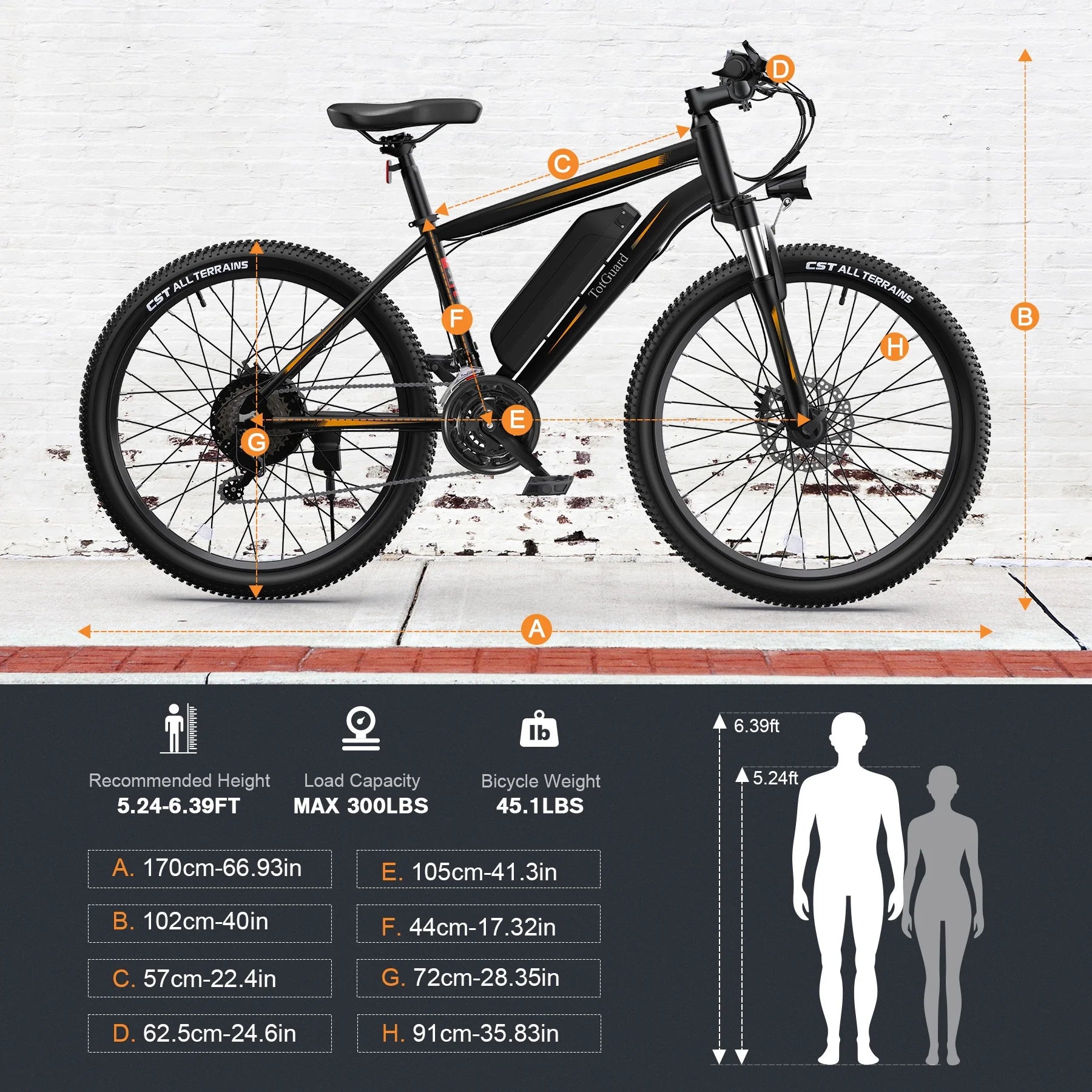 Totguard Electric Bike for Adults, 26" Ebike 350W Adult Electric Bicycles - Product image 18