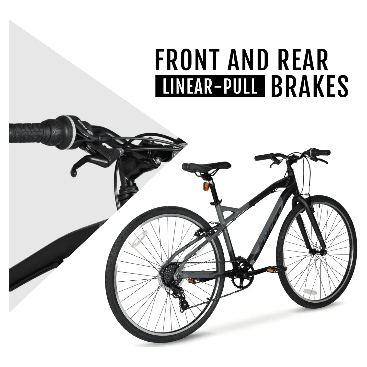 700c Hyper Bicycles Urban Bike for Adults, Gray, Character Group: Urban - Product image 5