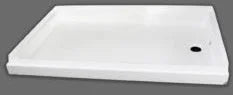 S.Recreation SP2440WRHD Shower Pan 24X40 White Right Drain