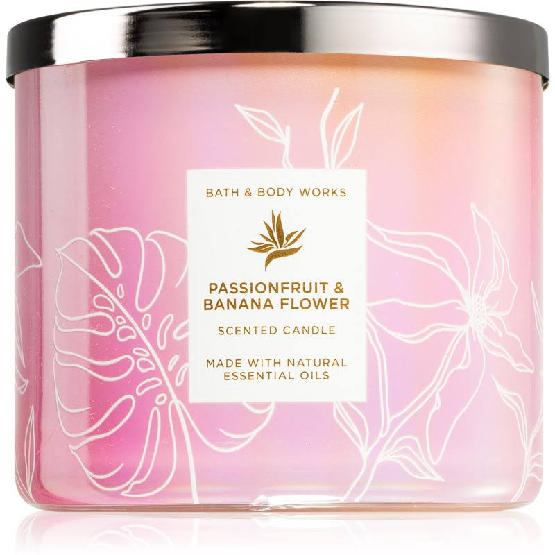 Bath & Body Works Accents - Passionfruit Banana Flower Bath & Body Works 3-Wick Scented Candle - Color - Product image 1