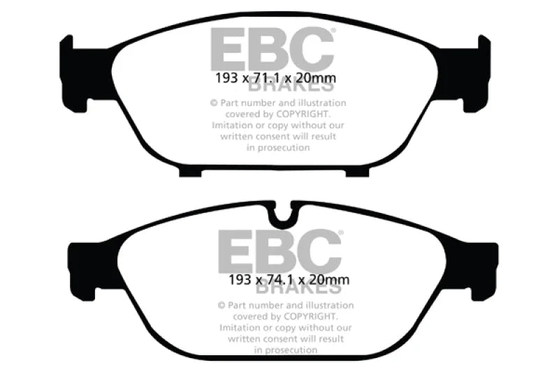 EBC - Front Yellowstuff Pad PN DP42086R
