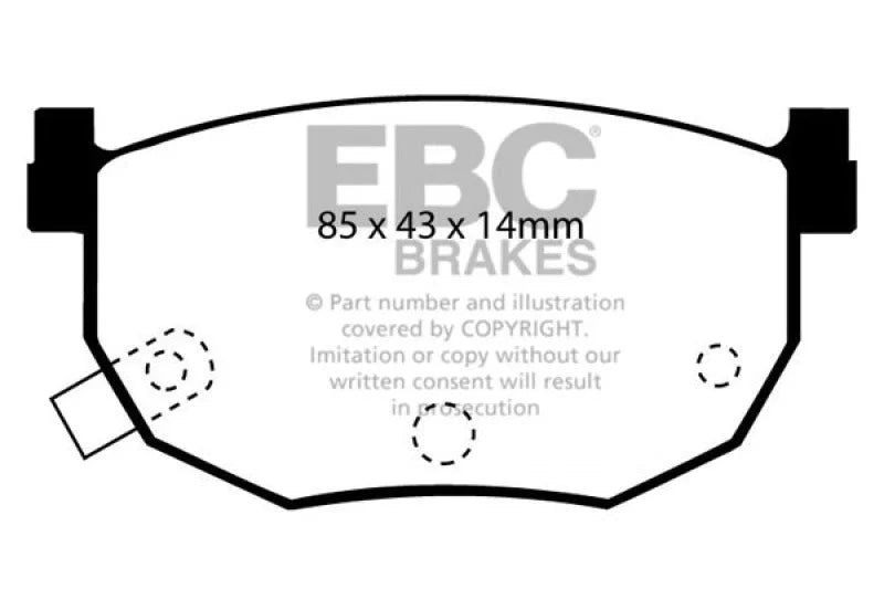 EBC - Rear Redstuff Pad PN DP3528C