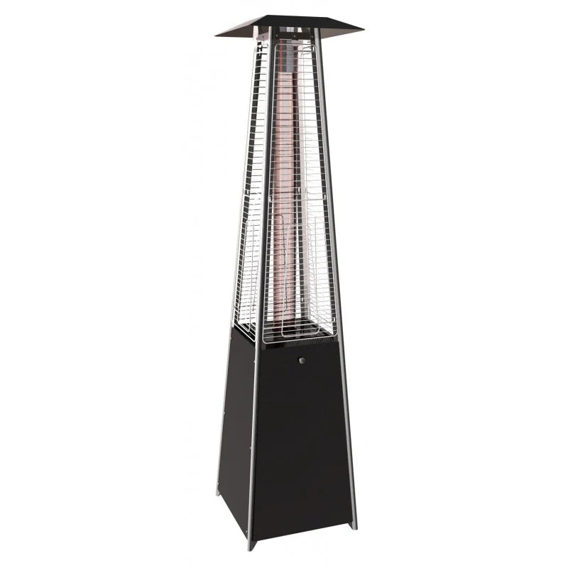 Outdoor gas heating - Pyramid - Black - 13 kW - Favex protective cover -