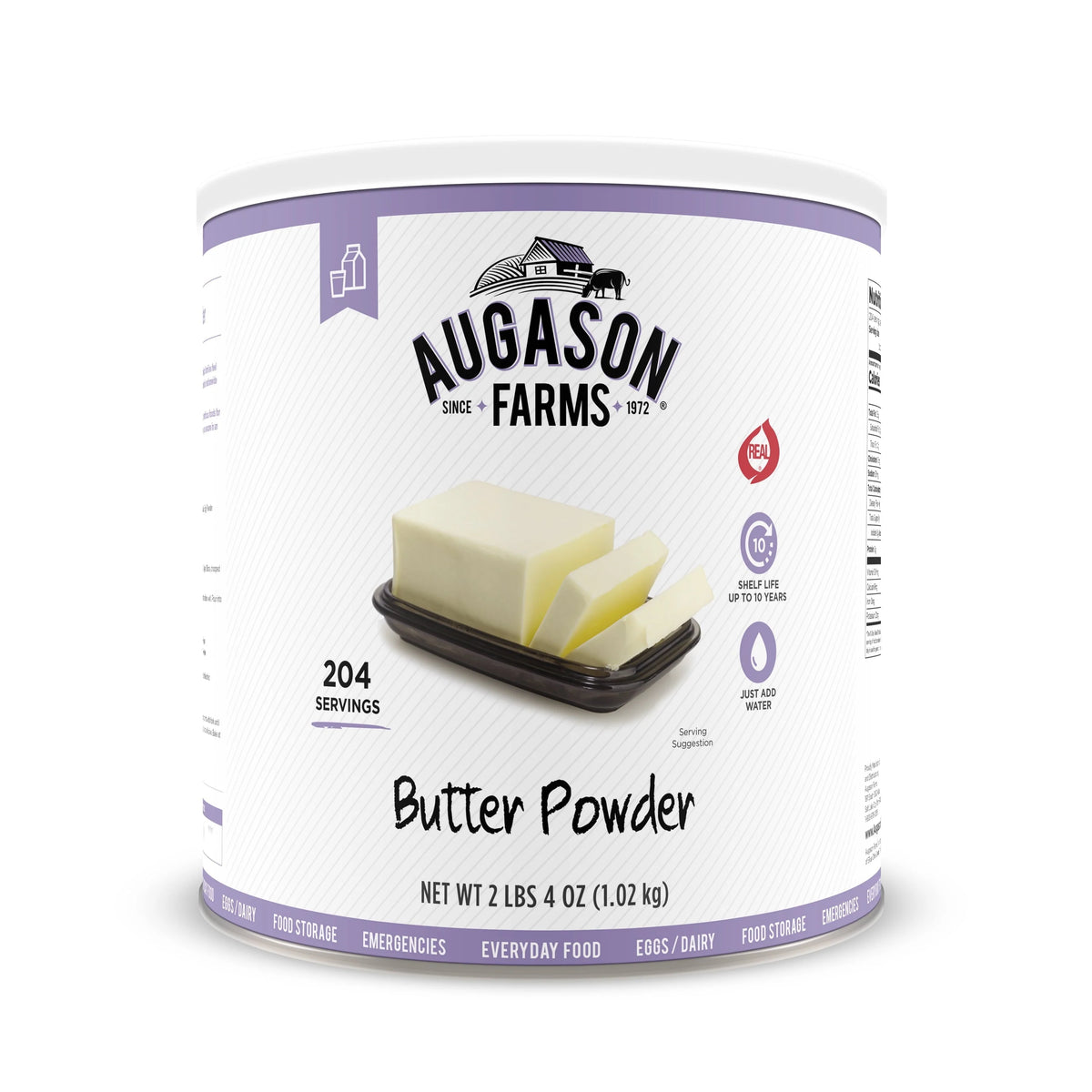 Augason Farms Butter Powder 2 lb 4 oz No. 10 Can - Product image 1