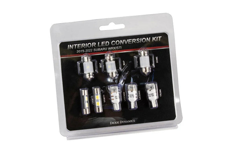 Diode Dynamics 15-19 Subaru WRX Interior Light Kit Stage 2 - Cool - White