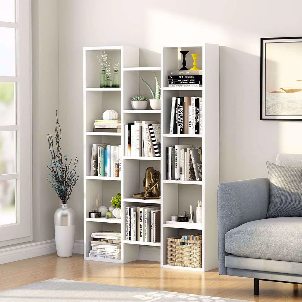 Tribesigns Modern Bookcase, 5 - Shelf Storage Organizer Bookshelf with 14 - Product image 3