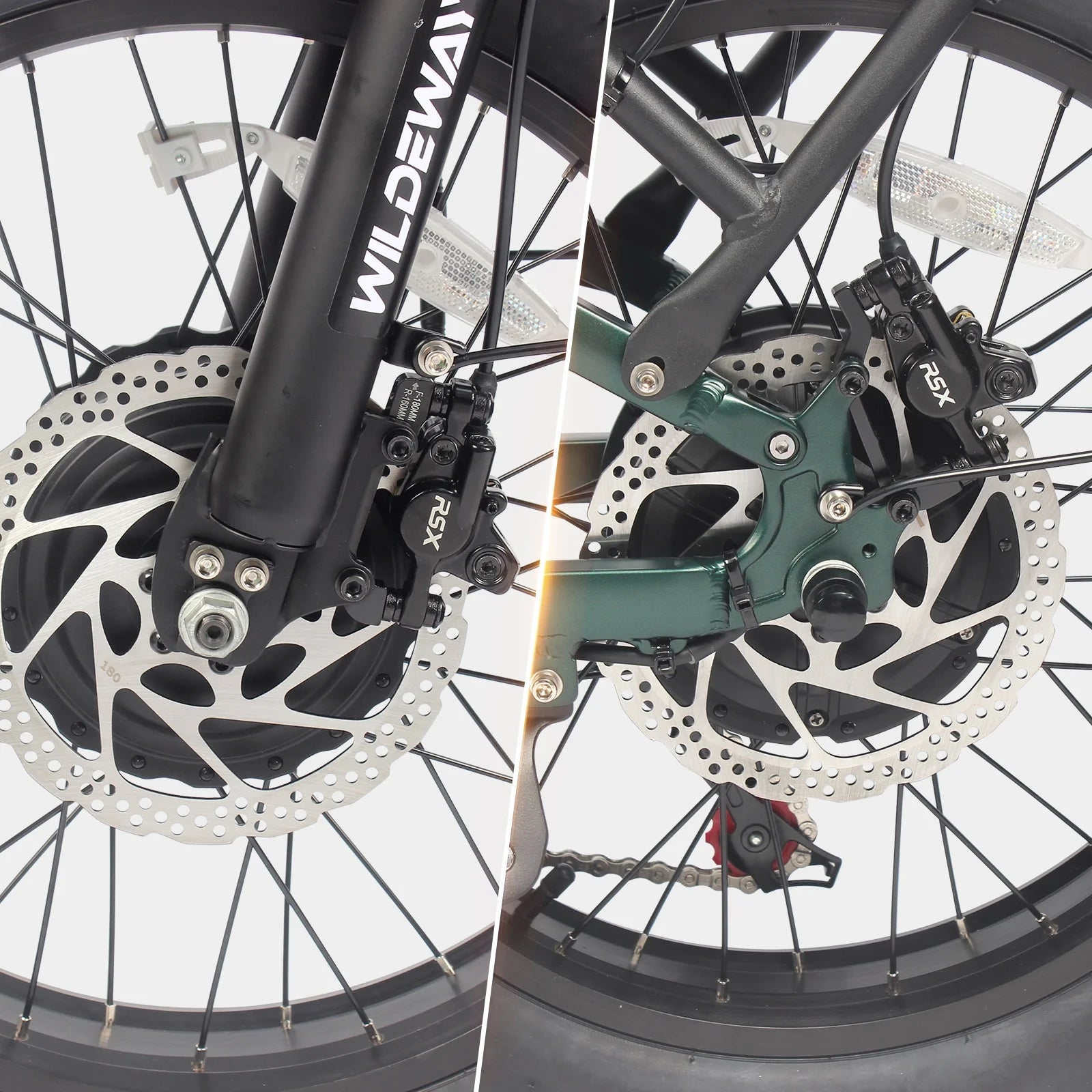 Folding AWD Dual Motor Electric Bike for Adults 20*4.0'' 2300w UL2849 48v 20ah, 7 Speeds - Product image 15