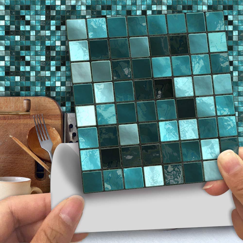 Alwayspon 25 Pcs Self-Adhesive Tile Transfer for Home Decor, Peel and Stick Tile Decal - Product image 1