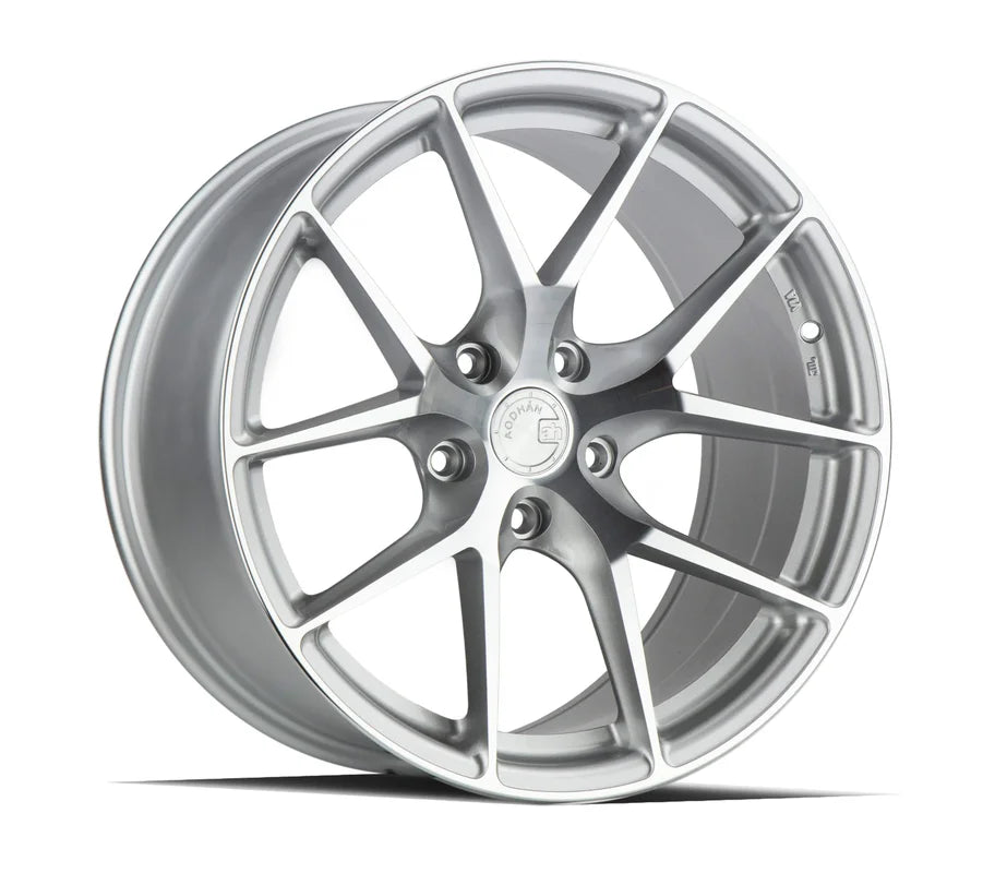 Aodhan AFF7 18" 5x112 Gloss Silver Machined Face