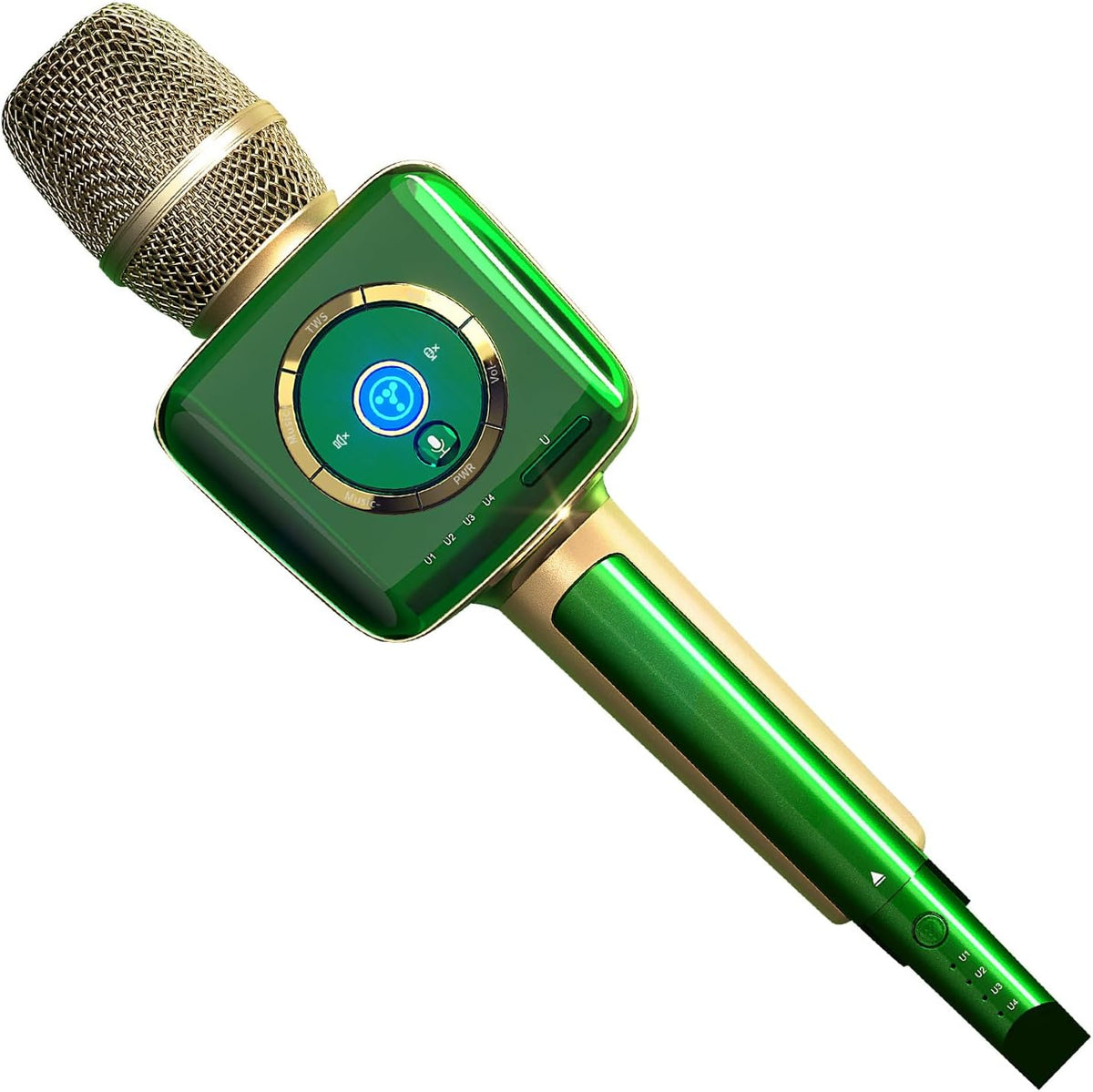 TOSING V1 Pro Professional 20W Karaoke Machine for Adults/In-Bed Microphone,U-Segment Receiver Link to Bluetooth Speaker Sing AMP/TV/PC/Cars/Smartphone