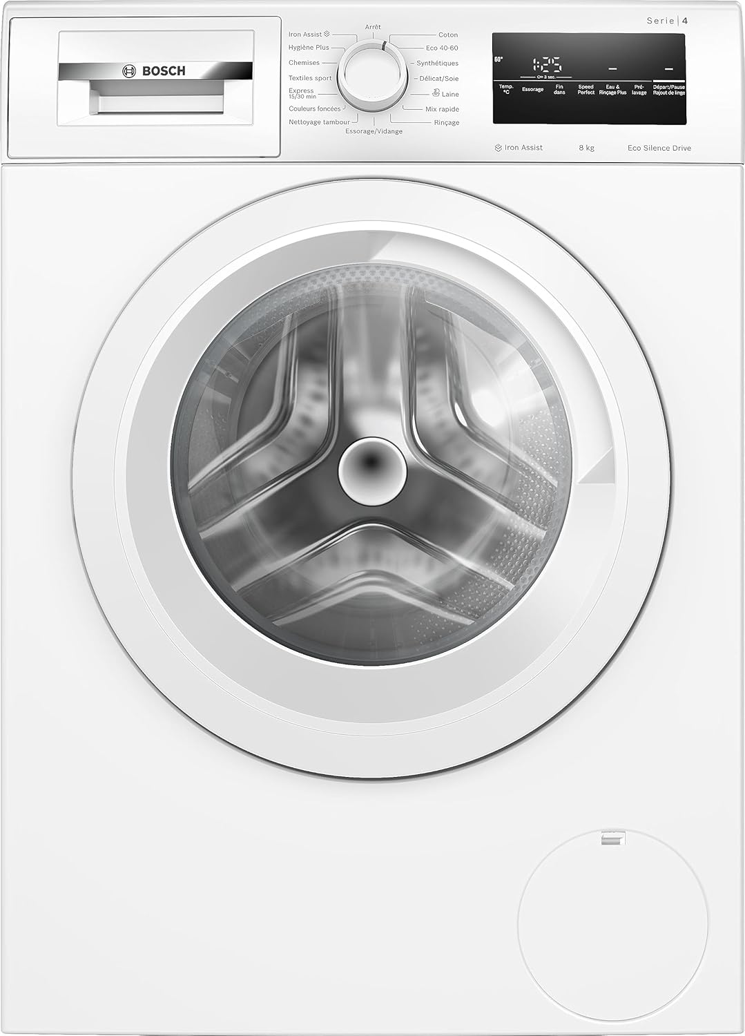 Bosch WAN28258FR, Series 4, Porthole washing machine, 8 kg, 1400 rpm, White