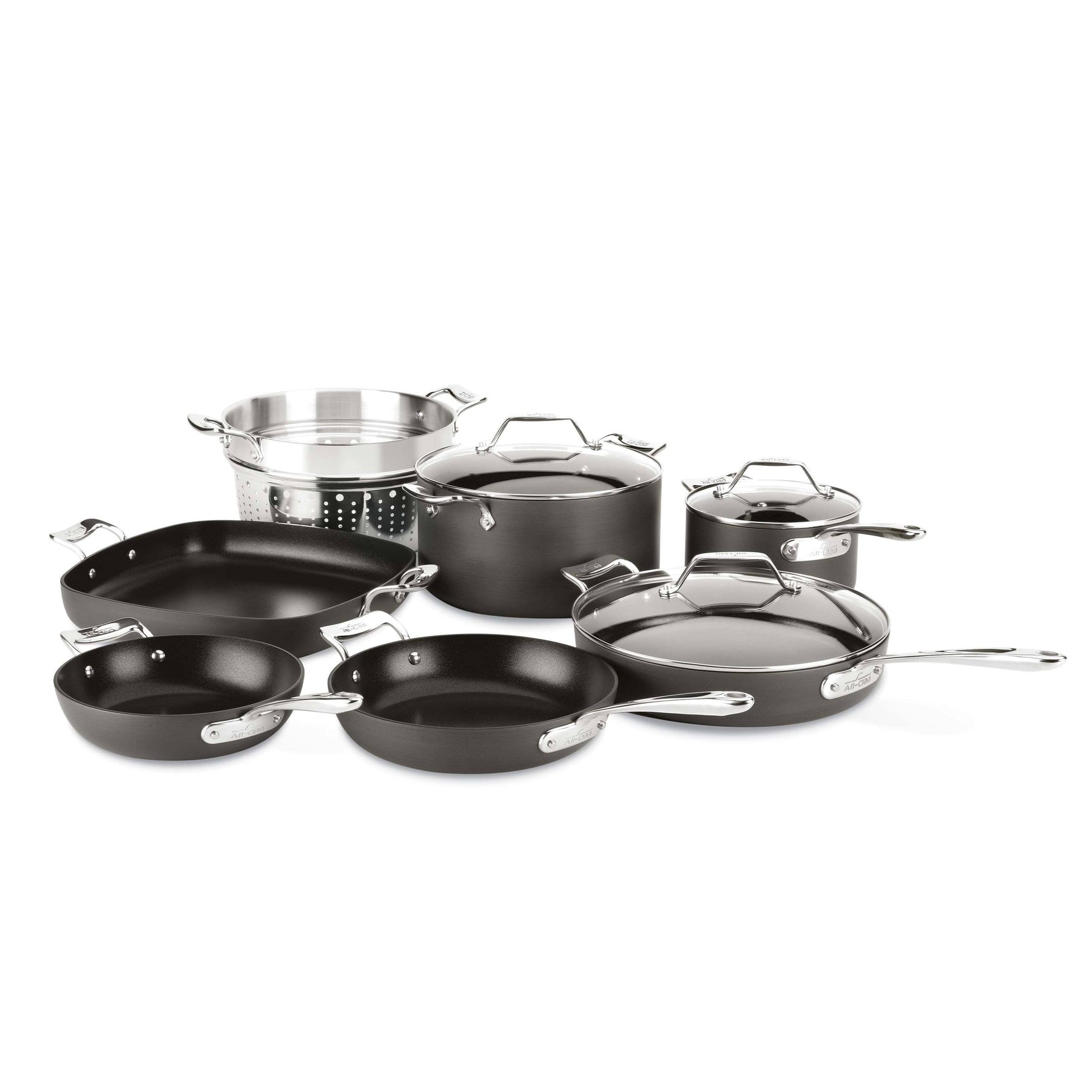 All Clad - Essentials Nonstick Cookware Set, 10-Piece - Product image 1