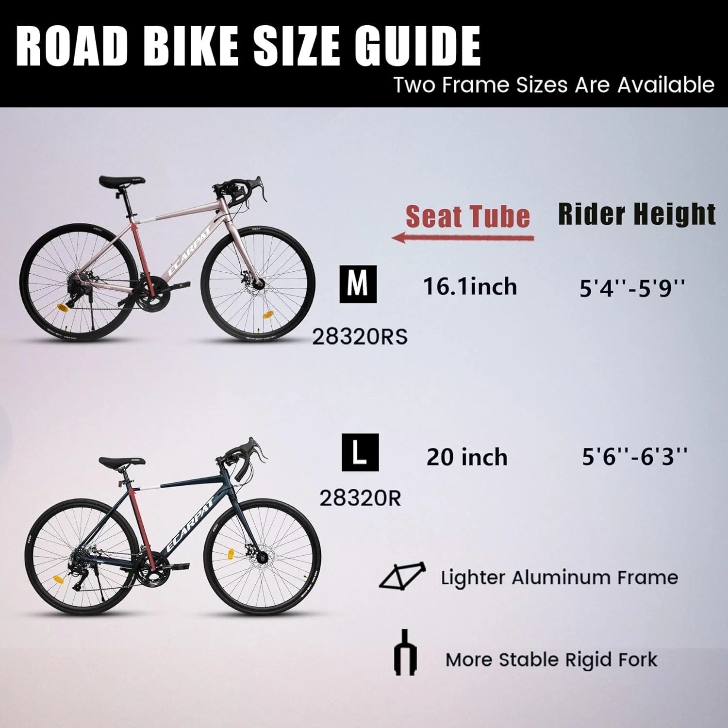 POVANLI 700C Road Bike for Men Women, 16 - Speed Outdoor Bike Disc Brakes - Product image 5