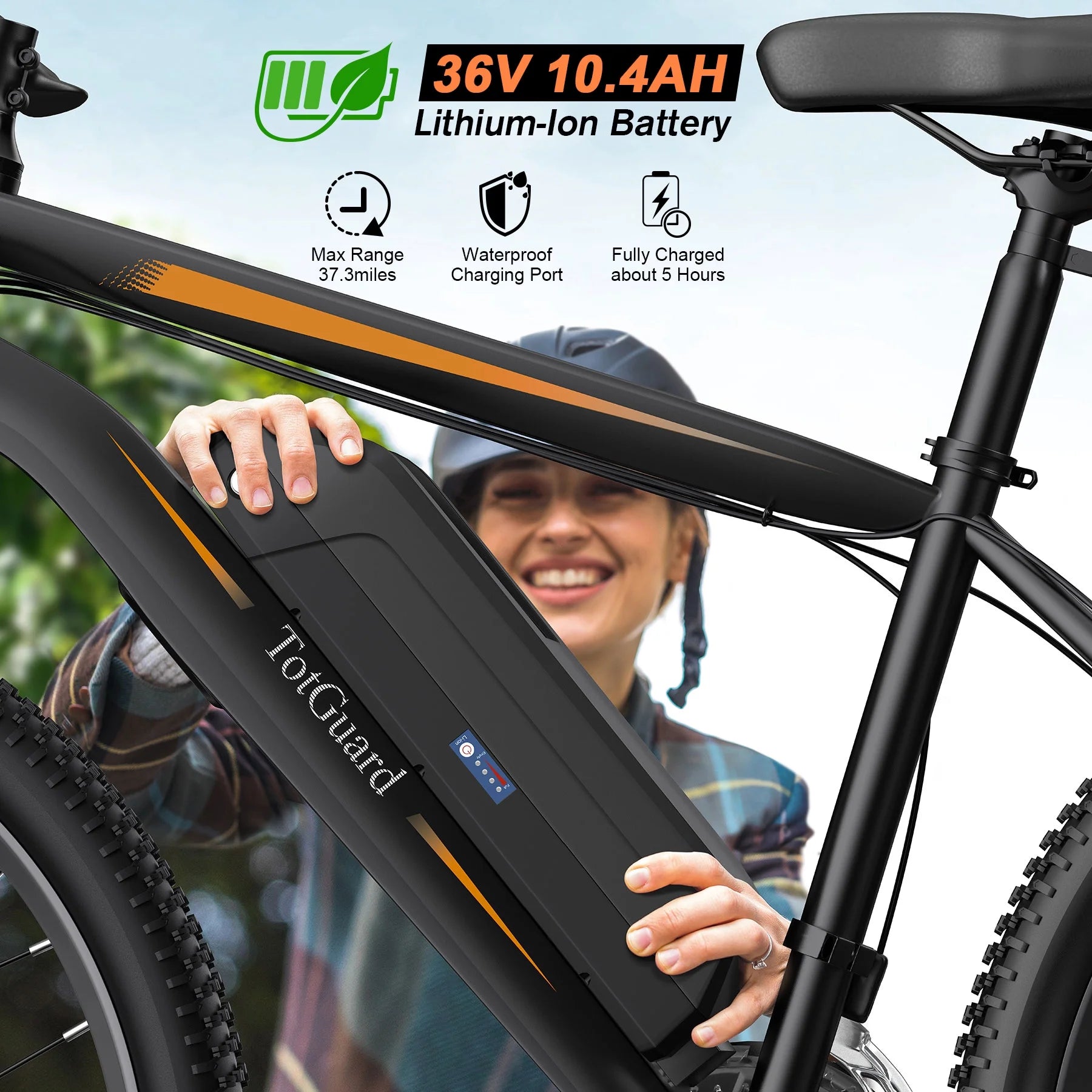 Totguard Electric Bike for Adults, 26" Ebike 350W Adult Electric Bicycles - Product image 17