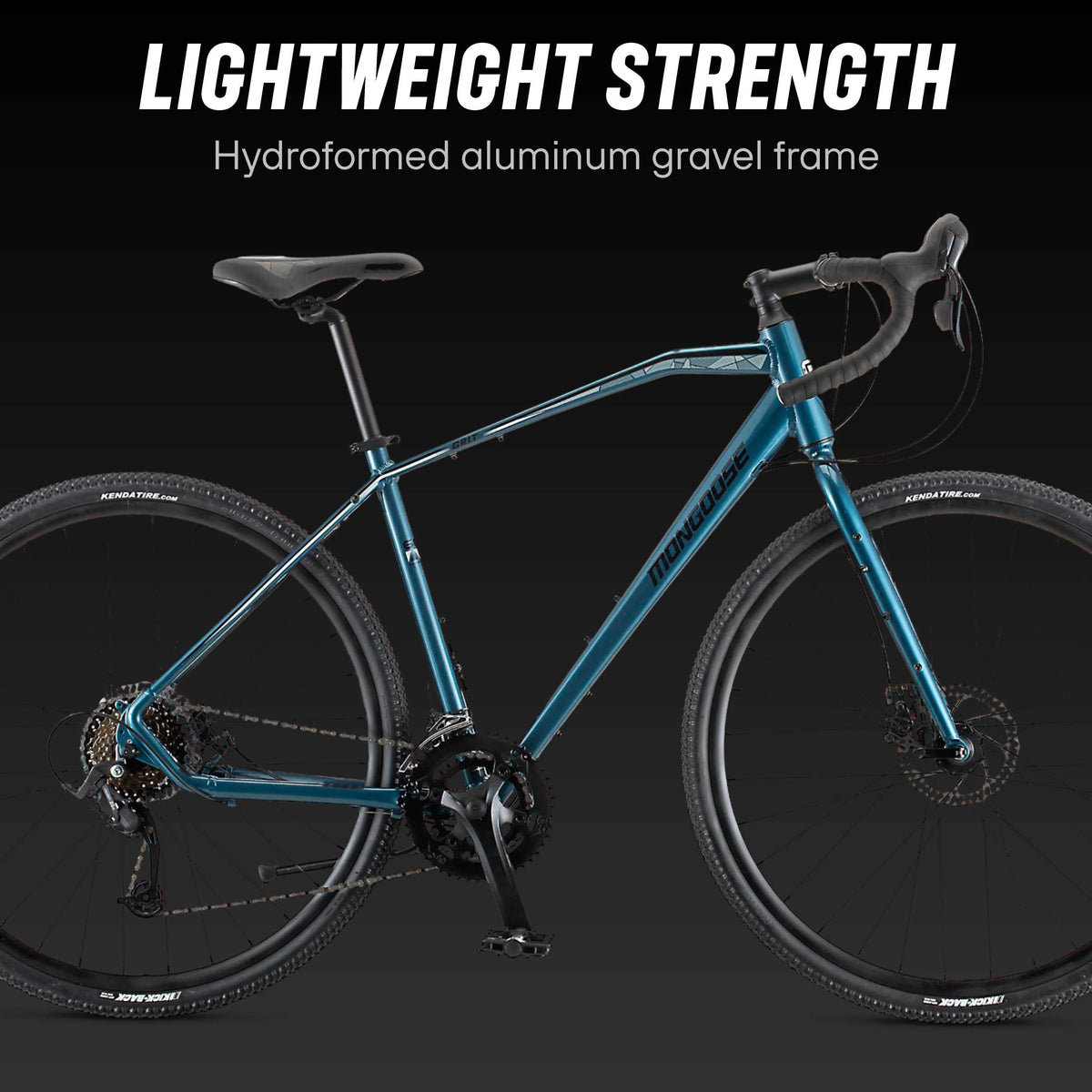 Grit Adventure Road Bike, 14 Speeds, 700c Wheels, Blue - Product image 4
