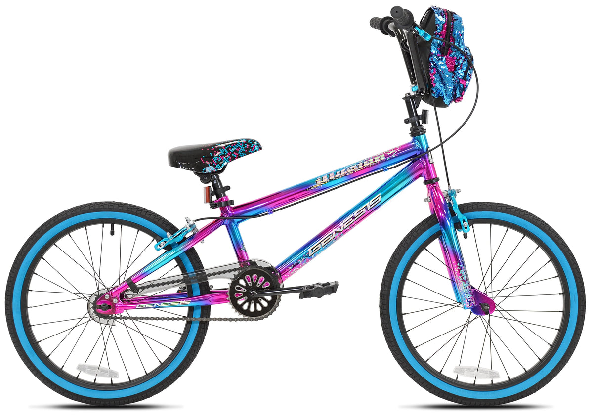 Genesis 20" Illusion Girls Child Bike, Blue/Purple - Product image 2